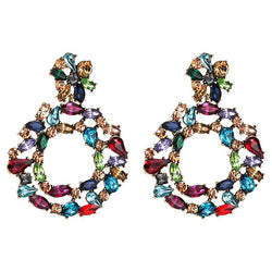 Rainbow Gem Earrings