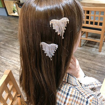 Crystal Fringe Hair Clip