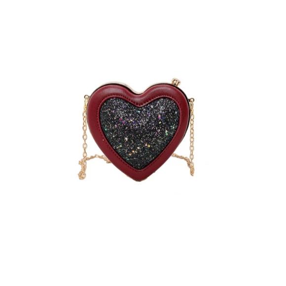 PETITE HEART CROSSBODY BAG