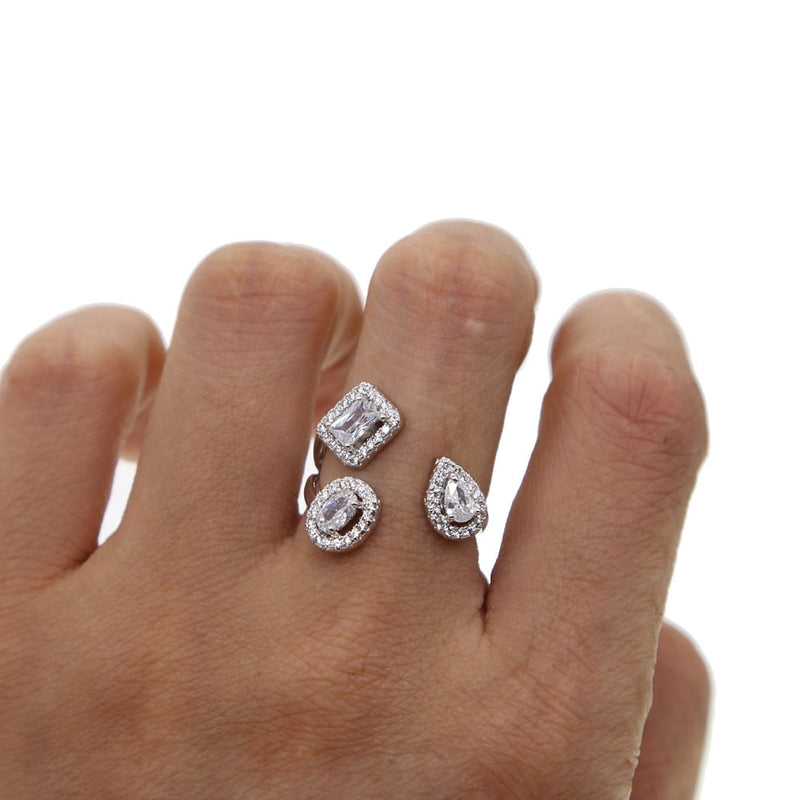 Trilogy Adjustable Diamond Ring