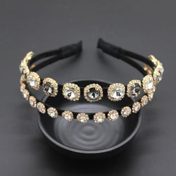 Double-Rhinestone Headband