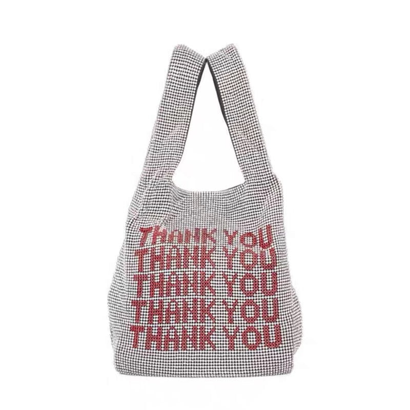 Reusable thank you discount bag