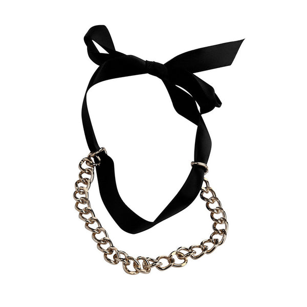 Chain-Bow Ankle Tie