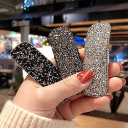 Crushed-Crystal Hair Clips